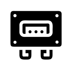 VGA Adapter Connector Icon Design