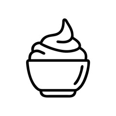 Whipped Cream Coffee Icon Design
