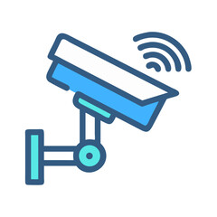 Wireless Security Camera Icon Design