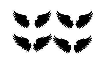 Fototapeta premium wings silhouette