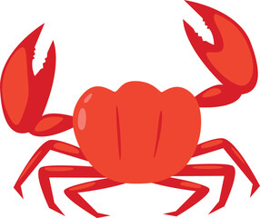Ocean Crab Illustration