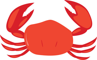 Ocean Crab Illustration
