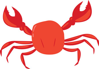 Ocean Crab Illustration