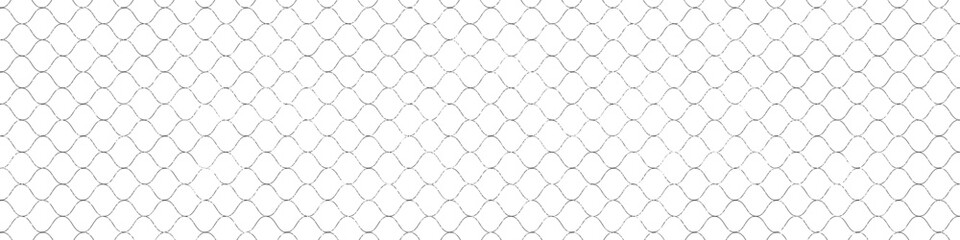 Fototapeta premium Seamless Chain Link Fence Vector Texture - Wire Mesh Pattern. vector ilustration