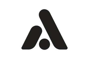 Abstract letter a logo design for modern company use