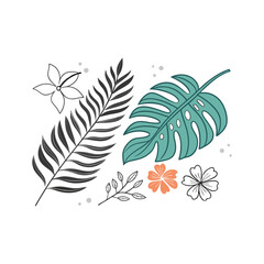 vector illustration of a flower