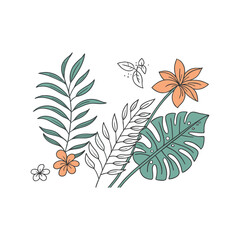 vector illustration of a flower