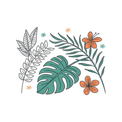 vector illustration of a flower