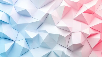 Fototapeta premium Abstract geometric pattern of pastel triangles (2)