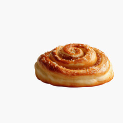 Golden Brown Cinnamon Roll, Sweet Pastry Treat