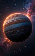 From the vastness of space, Jupiter's striking colors and massive size are breathtaking and awe-inspiring