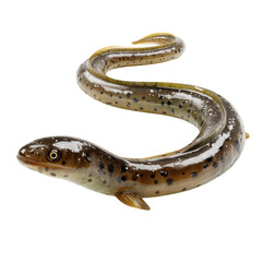 Naklejka premium Striking Eel with Unique Spot Pattern with Transparent Background