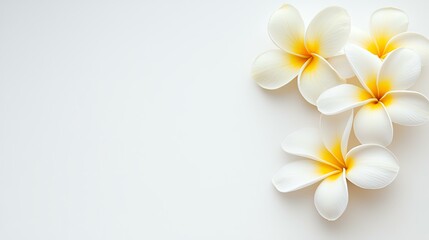 Fototapeta premium Floral arrangement on a white background