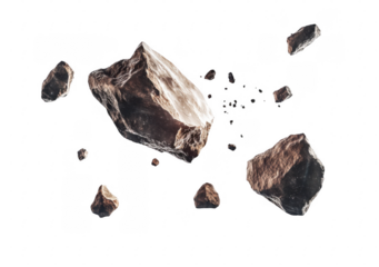 Asteroid Field in Space