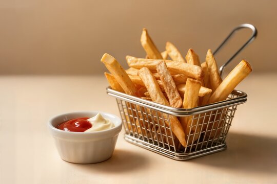 potato french fries basket isolated side view concept panier de frites isol&eacute; vue de c&ocirc;t&eacute; concepto de cesta de patatas fritas aislada vista lateral patates kızartması ket&ccedil;ap mayonez potato french fries