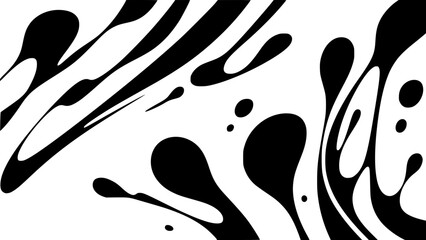 Naklejka premium ink splas zebra skin texture background