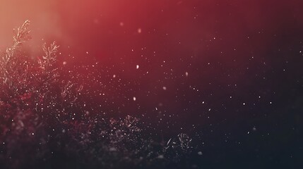 Vibrant red backdrop with strong lighting contrasts and textured energy patterns radiating outward