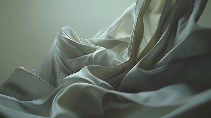 Soft, white background with gentle, abstract textures in subtle curves, creating a minimalist aesthetic with a touch of elegance and fluidity