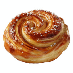 Fototapeta premium Sweet Pastry Swirl A Delicious Baked Treat