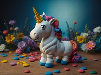 The clay unicorn&rsquo;s whimsical exploration is a colorful and joyful journey through a fantastical world of magic