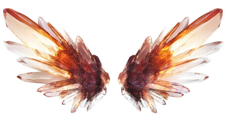 Fantasy Crystal Wings,  Orange and Brown