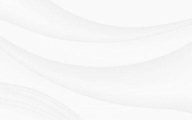 White abstract flowing waves soft texture light bright grey