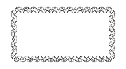 Decorative Border Elegance: An intricate, ornamental border showcases a blend of symmetry and artistic charm, ideal for adding a touch of sophistication.