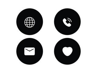 Obraz premium Web icon set. Website set icon vector. for computer and mobile 