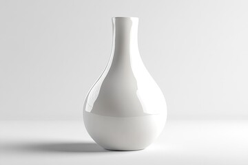 Modern white vase
