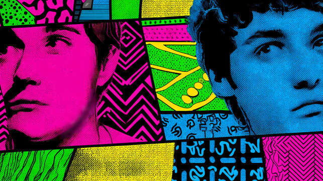 Bold Pop Art Syncretic Plop Art Fusion High Contrast Visuals Unique Artistic Expression Modern Art Movement Colorful Graphic Design Creative Conceptual Artwork
