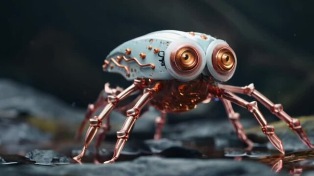 Robot octopus mini, ai generative