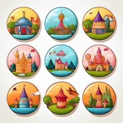 set of castle