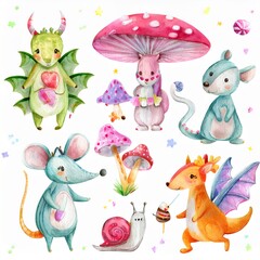 set of animals
