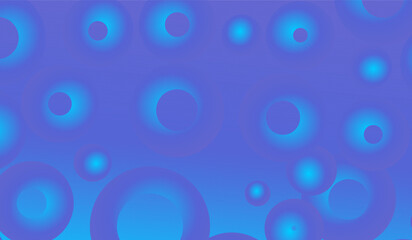 Colorful Floating Soft Balls Background. Blue pearls fly in the sky. Abstract trendy stylish wallpaper background. 3D blue bubble pattern.