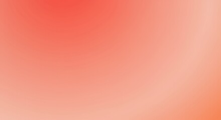 Coral Sunset Gradient Background: Abstract Peach and Orange Color Blend, Soft Warm Hues