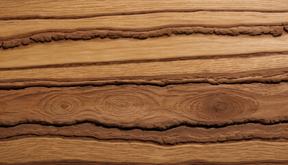 Close-Up of Wooden Texture with Natural Grain and Rustic Details