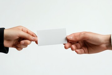 Business card exchange