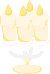 illustration candle