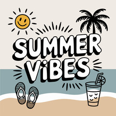 Vintage Hand Drawn Illustration With Retro Style Vector Illustration