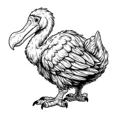 illustration of a dodo isolated on white © Koko