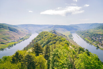 Blick auf Moselschleife