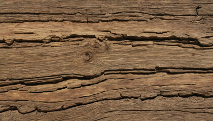  Weathered Wooden Planks Showing Texture and Natural Patterns