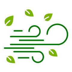 Wind  Icon Element For Design	