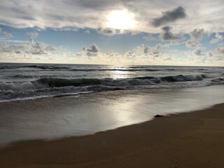 Fototapeta premium beach at sunset