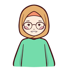 Muslim girl clipart illustration png drawing