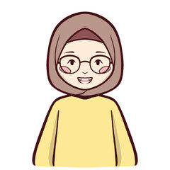 Muslim girl clipart illustration png drawing