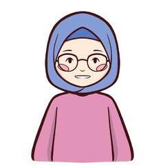 Muslim girl clipart illustration png drawing
