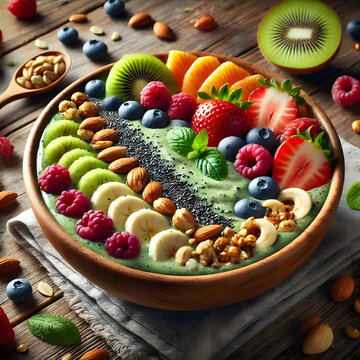 Comida saludable y bienestar