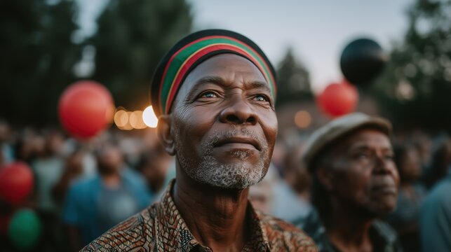 Juneteenth celebration embracing black culture freedom day event outdoors