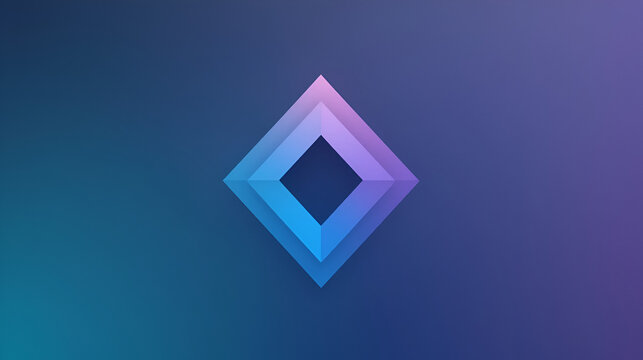 A clean, minimalist design featuring a sharp parallelogram shape with a gradient background